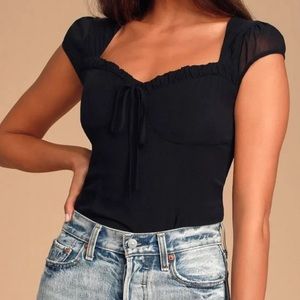 Lulu’s dream date bustier top